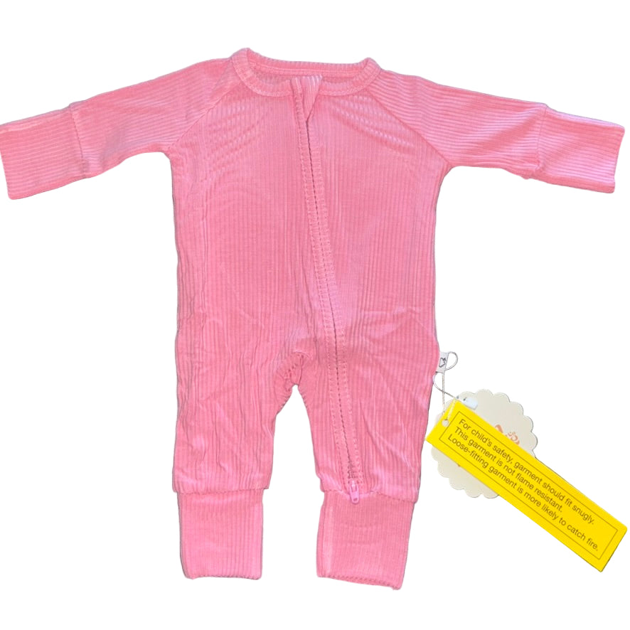 Bella Pink Ribbed Convertible Zippy