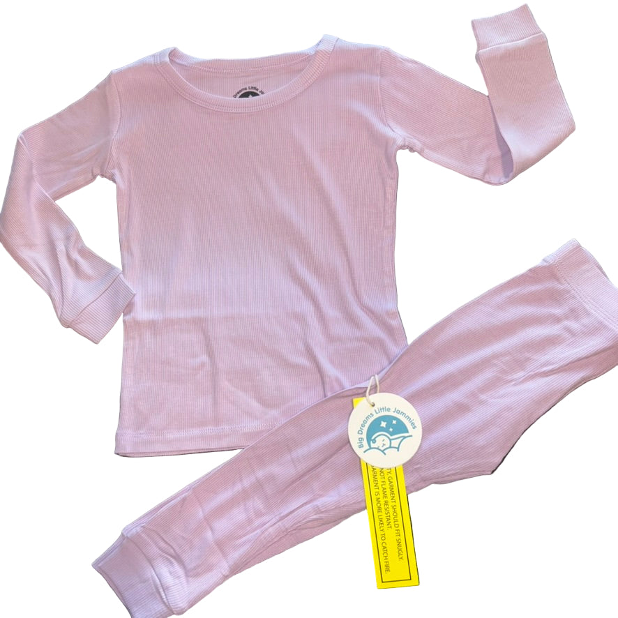 Lavender Ribbed Long Sleeve Set