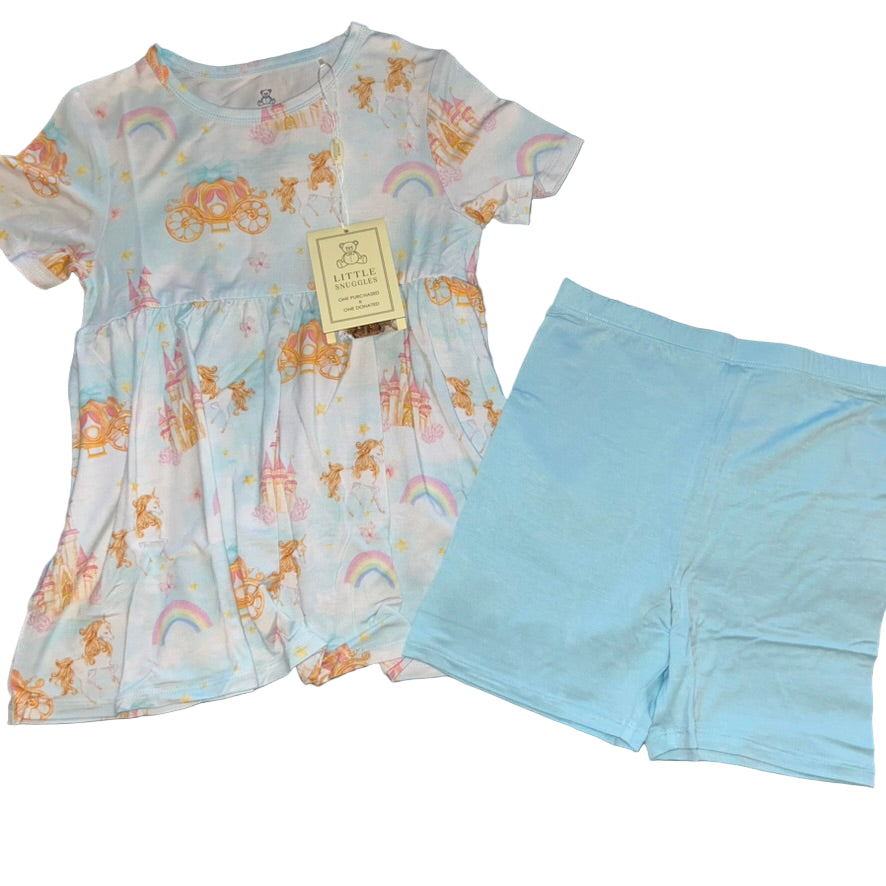 Enchanted Peplum Top and Shorts Set