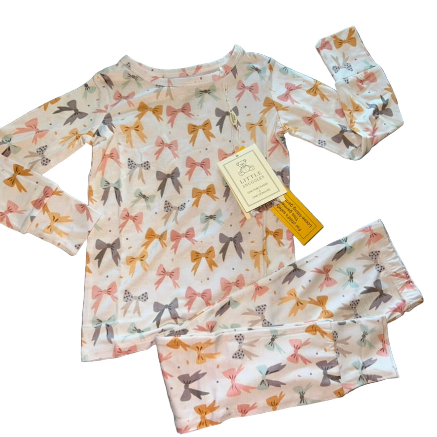 Blooming Bows Long Sleeve Set