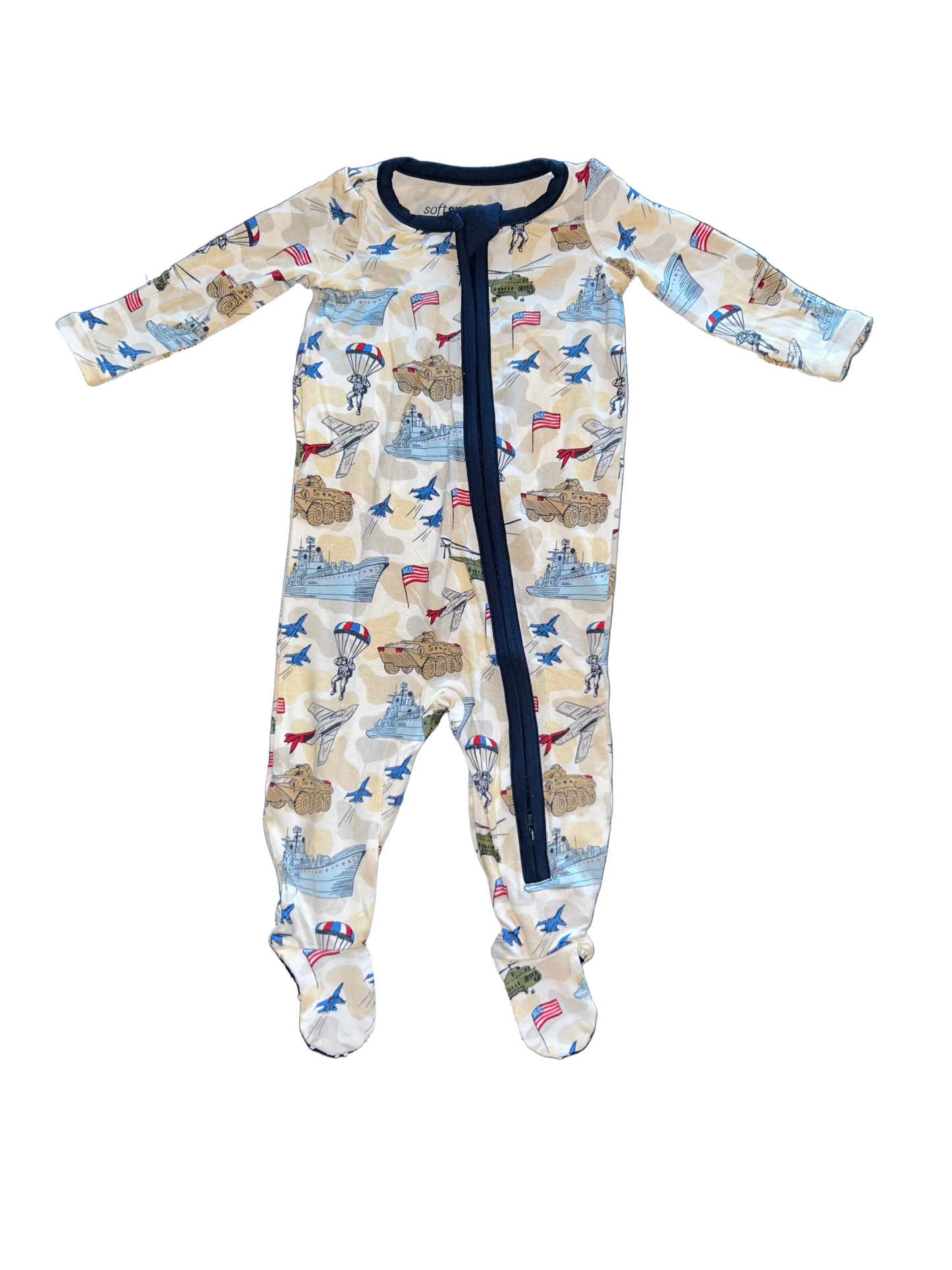 Patriotic Freedom Camo Footie
