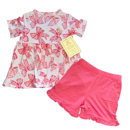 Lovin' Bows Peplum Top and Shorts Set