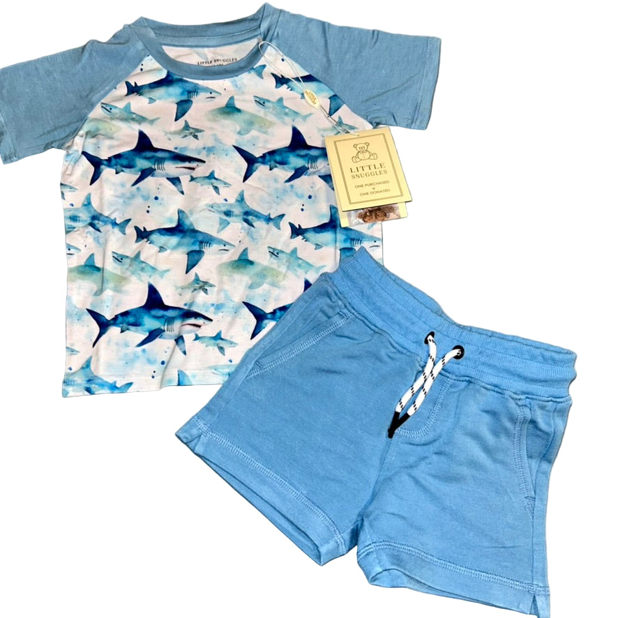 Shark Attack Daywear Shorts Set