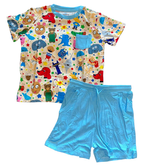 Read Mo' Books Daywear Shorts Set