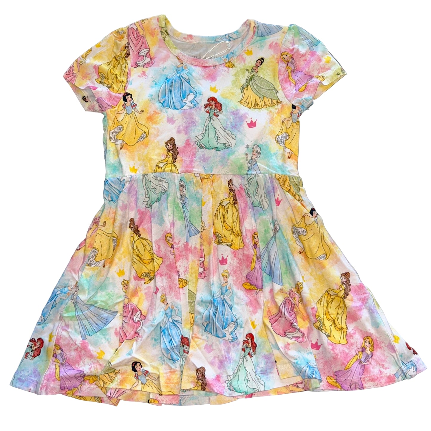 Princess Charm Short Sleeve Twirl Dress