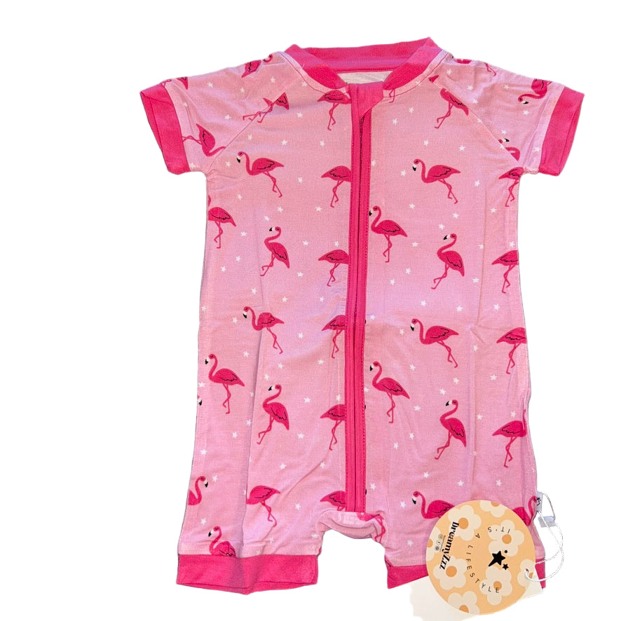 Flocking Flamingos Shorty