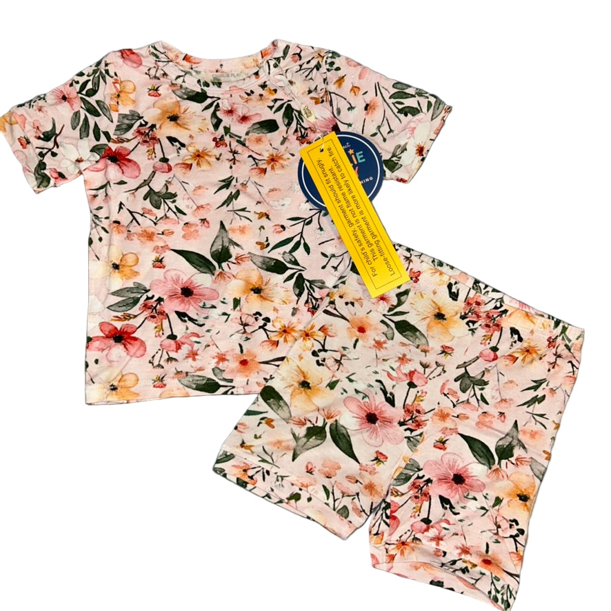 Spring Floral Shorts Set