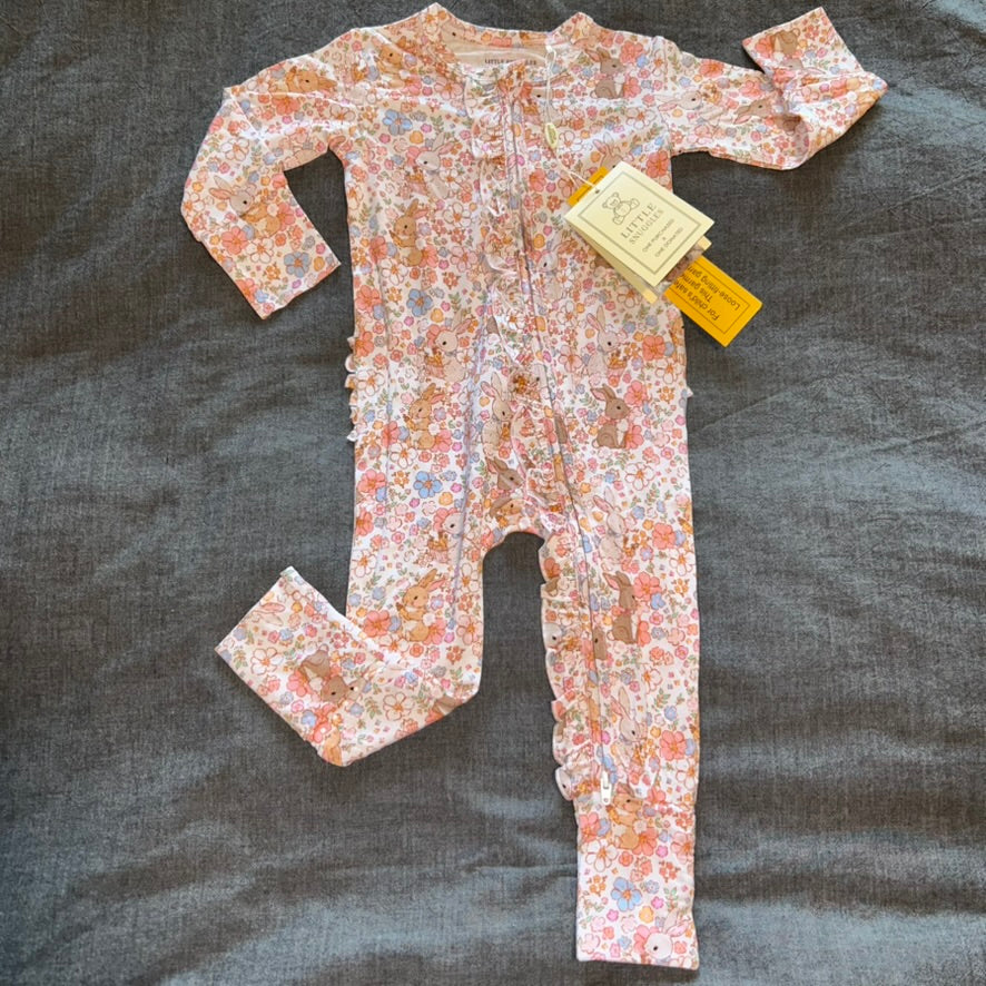 Blossom Bunnies Ruffled Convertible Zippy
