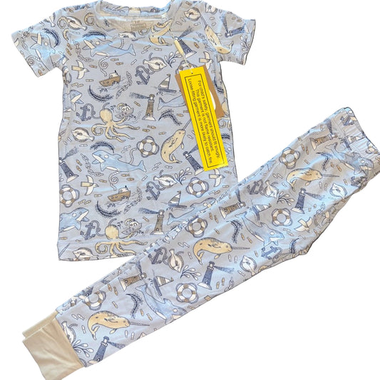 Nautical Notebook Short Sleeve Set
