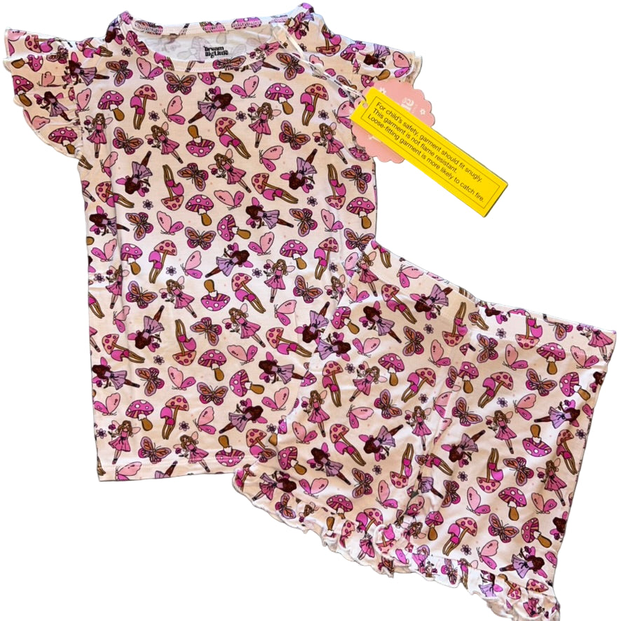 Fairy Friends Flutter Sleeve and Shorts Set