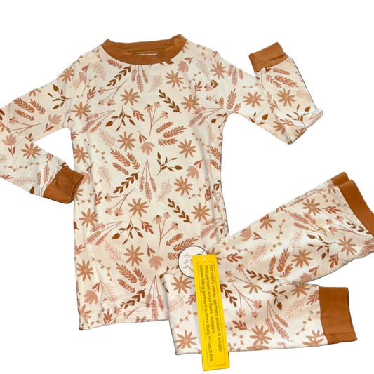 Neutral Floral Long Sleeve Set