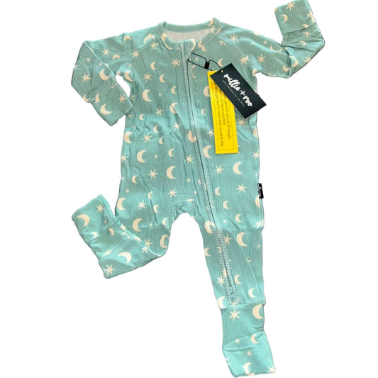 Moon + Stars Ribbed Convertible Zippy