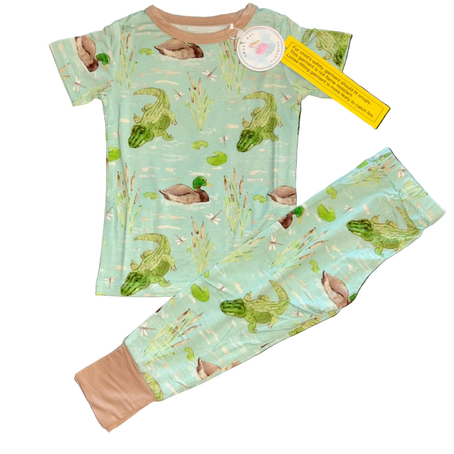 Ducks and Gators Short Sleeve Set