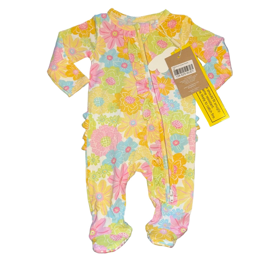 Sunny Dahlias Footie
