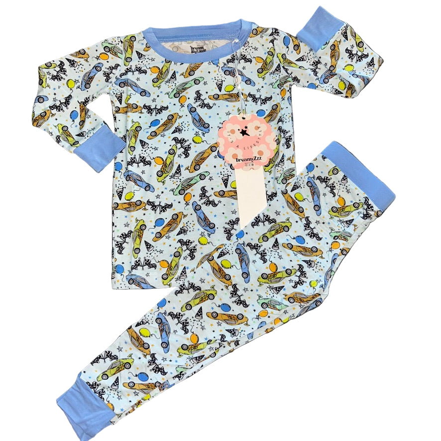 Racing to My Birthday Long Sleeve Set