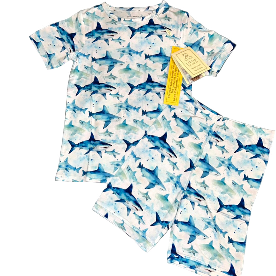 Shark Attack Shorts Set