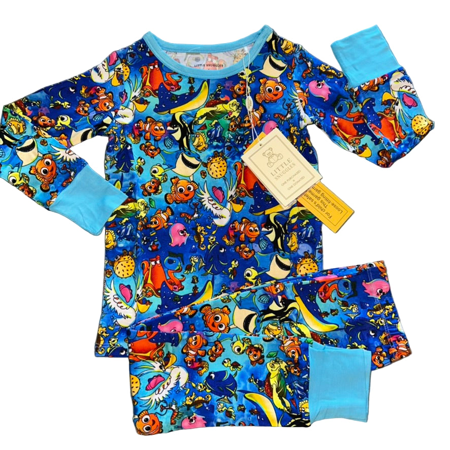 Keep Swimming Long Sleeve Set