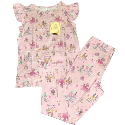 Princess Castles Flutter Sleeve and Pants Set
