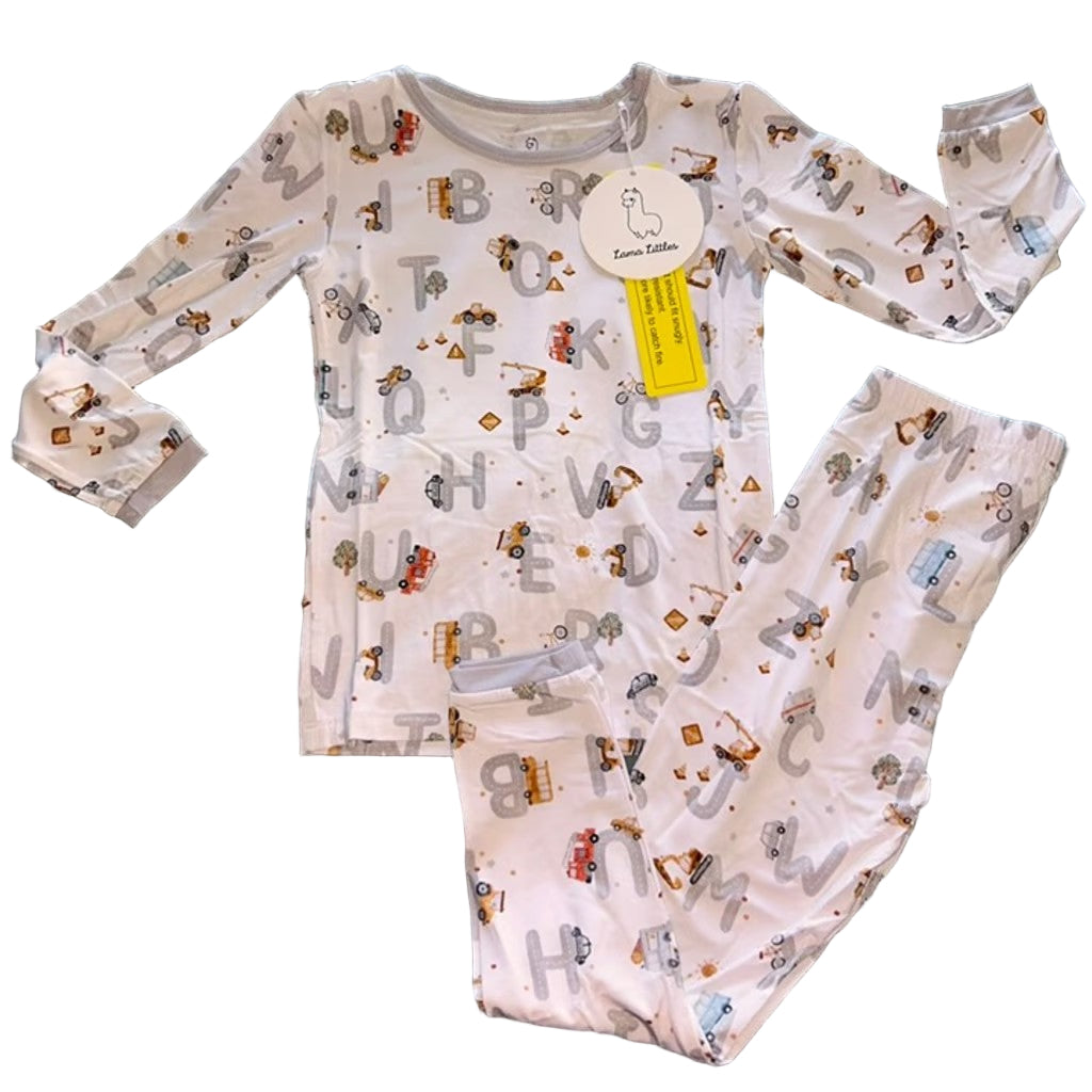 Vehicle ABC's Long Sleeve Set