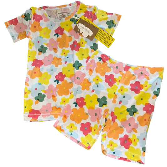 Paper Floral Shorts Set