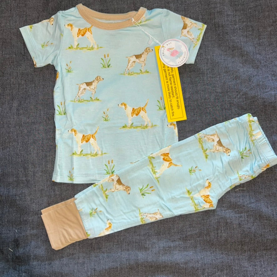 Hunting Dogs Short Sleeve Set