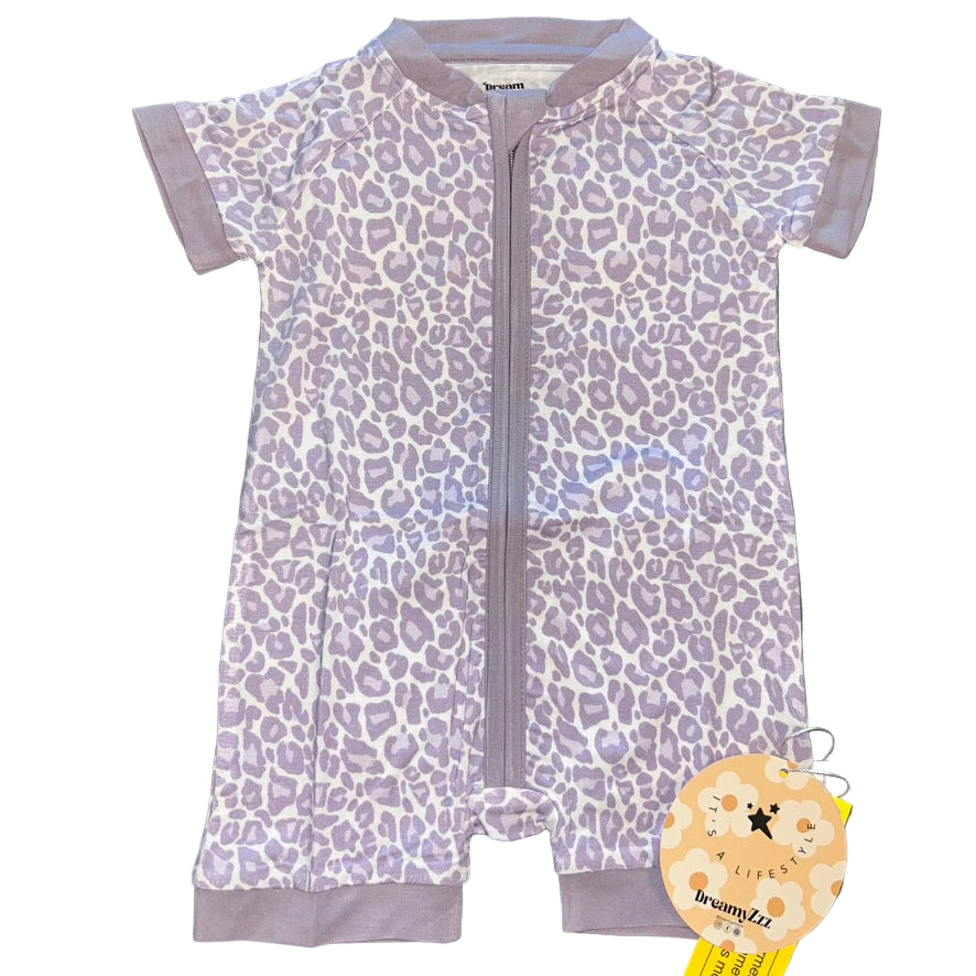 Lavender Leopard Shorty