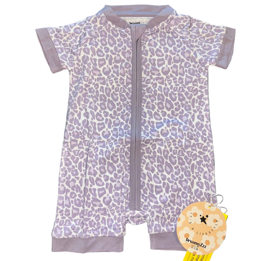 Lavender Leopard Shorty