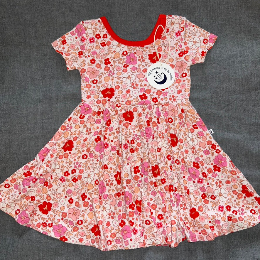 Florever Your Baby Short Sleeve Twirl Dress