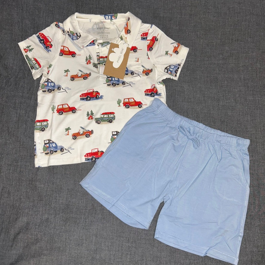 Off-Road Adventure Polo and Shorts Set