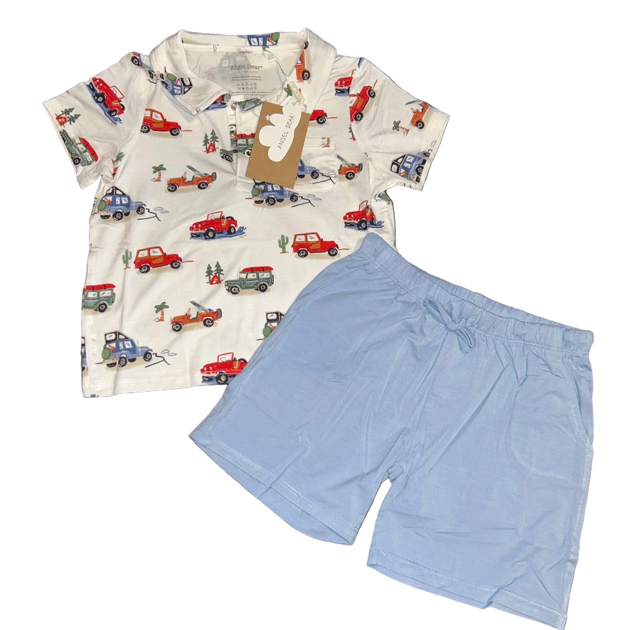 Off-Road Adventure Polo and Shorts Set
