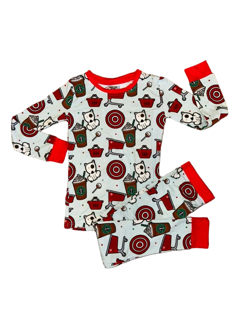 Bullseye Sips Long Sleeve Set