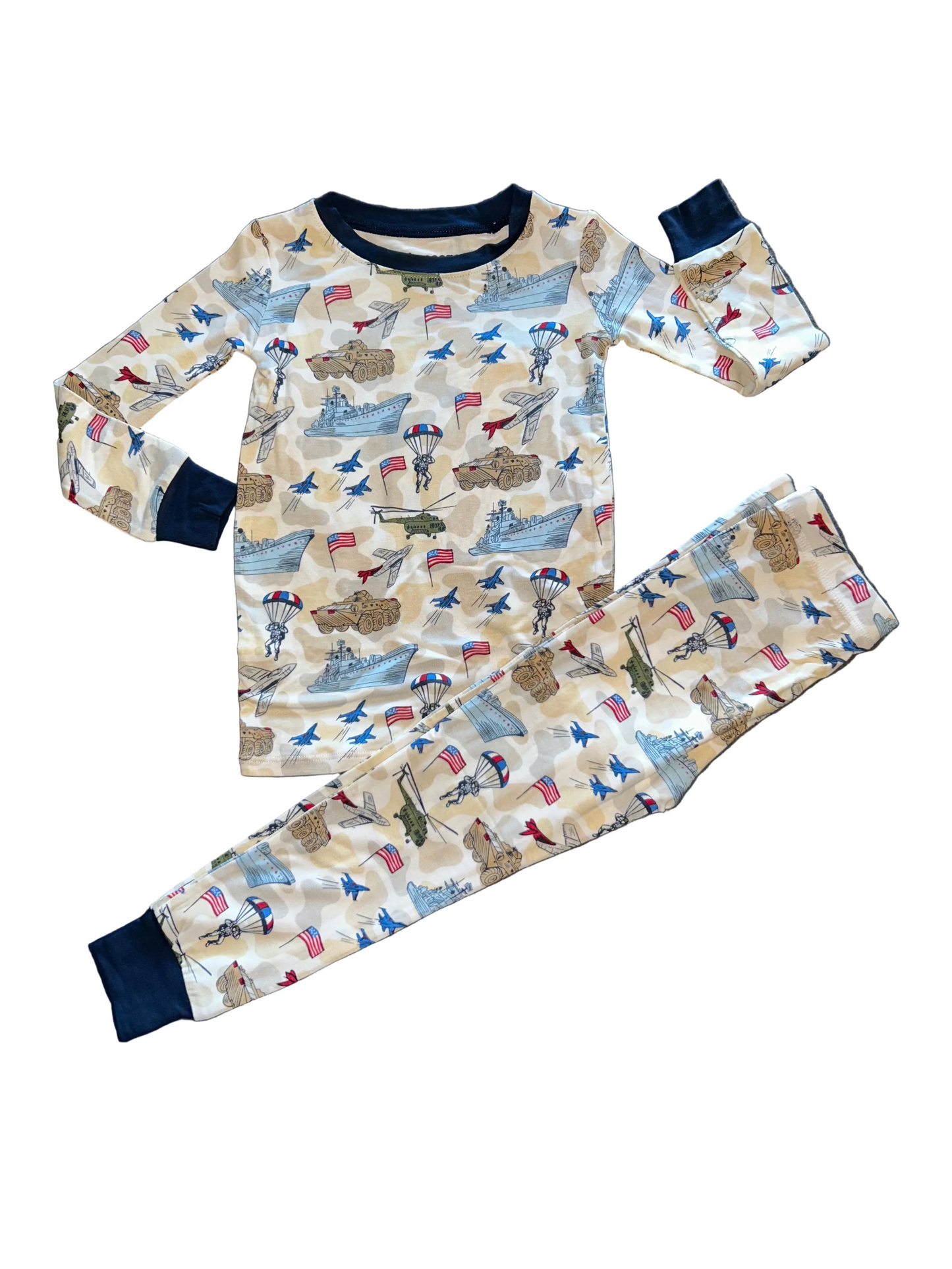 Patriotic Freedom Camo Long Sleeve Set