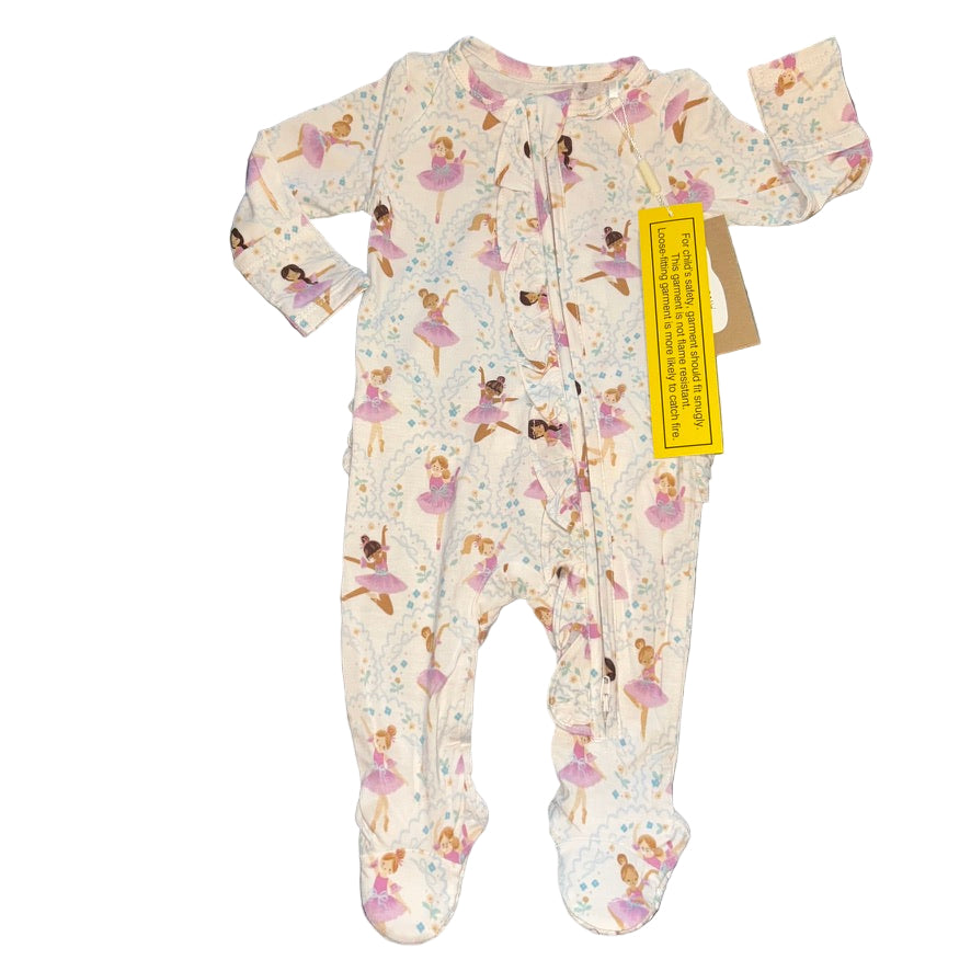 Bow Ballerinas Footie
