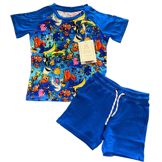 Keep Swimming Daywear Shorts Set