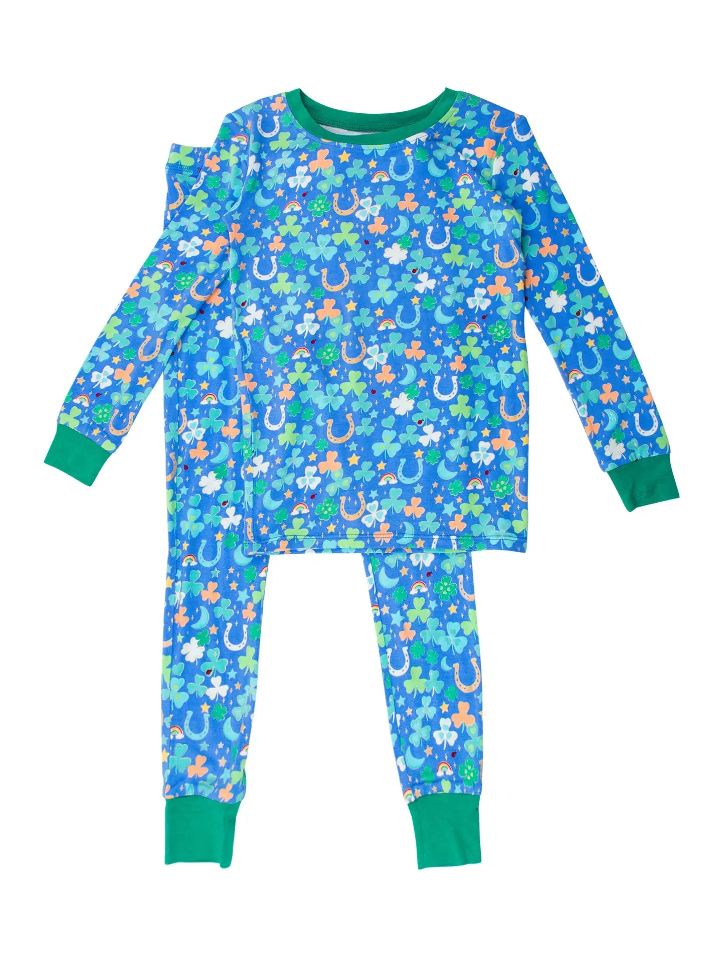 Blue Lucky Day Long Sleeve Set