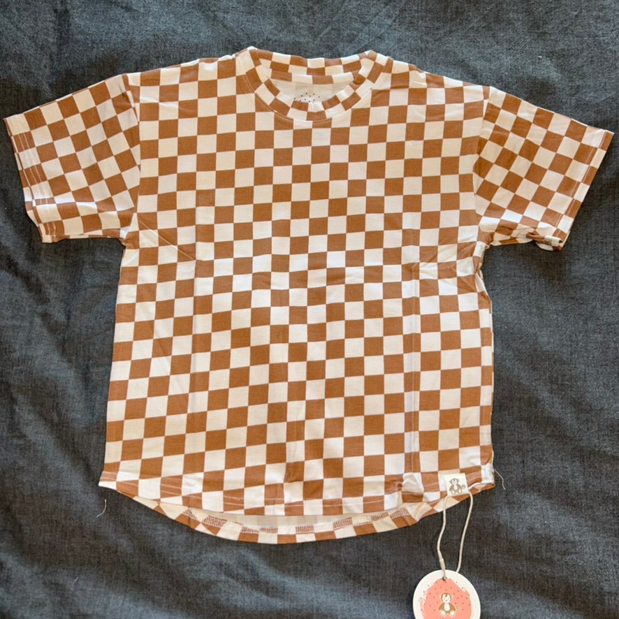 Rust Checks Short Sleeve T-Shirt