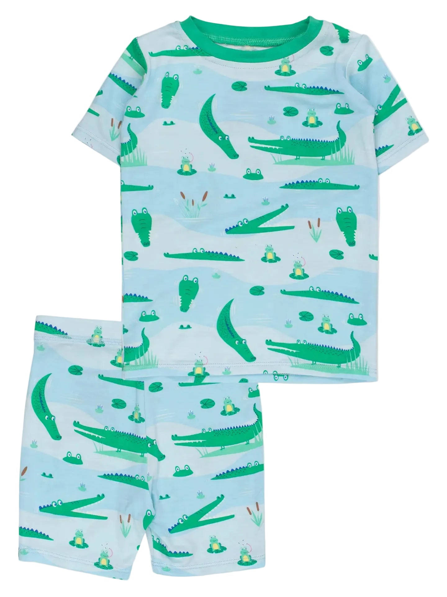 Alligator Adventure Shorts Set