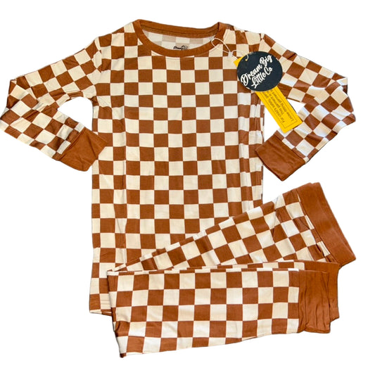 Copper Checkers Long Sleeve Set