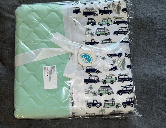 Mahalo Quilted Toddler Blanket