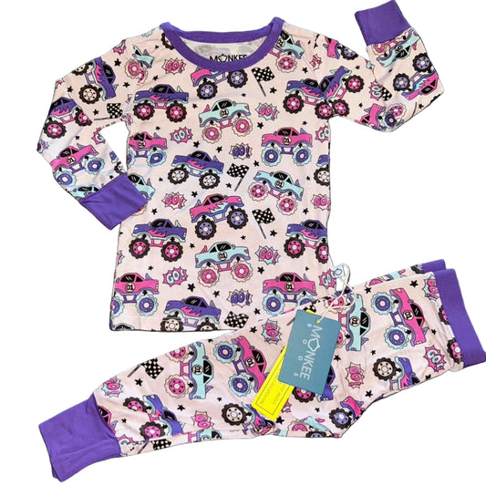 Monster Madness Purple Long Sleeve Set