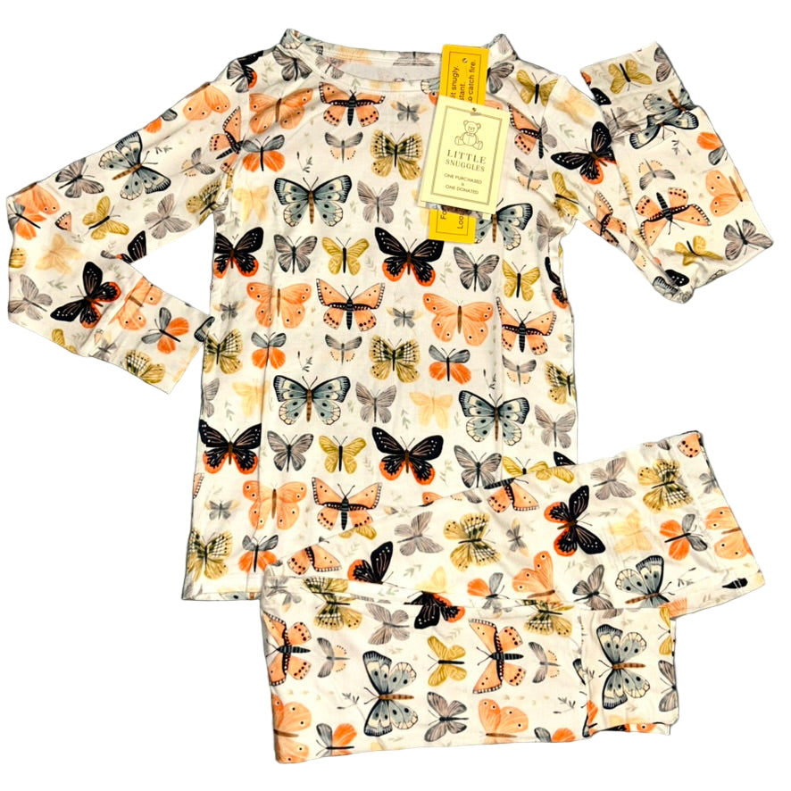Wings of a Butterfly Long Sleeve Set