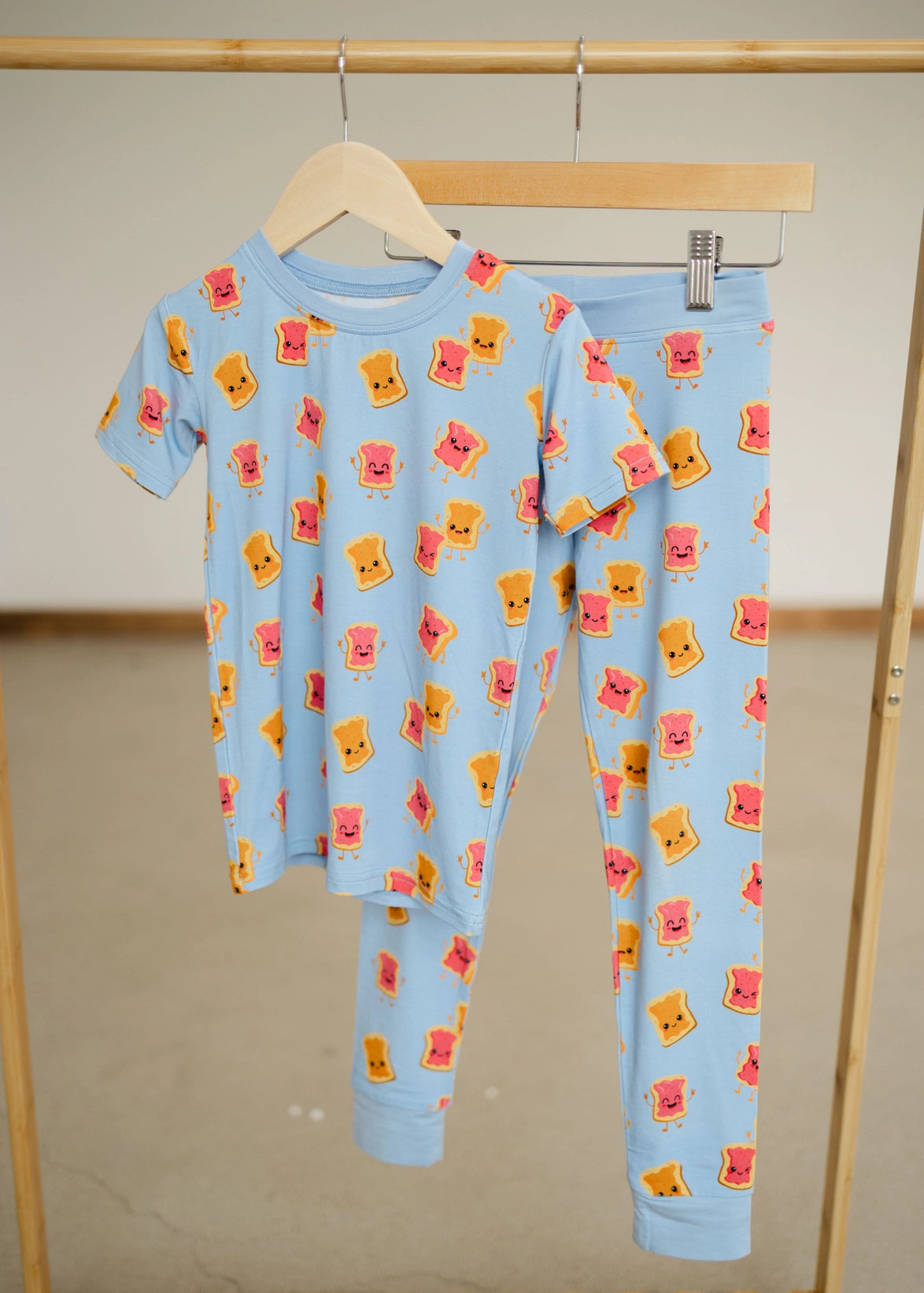 PB&J Blue Short Sleeve Set