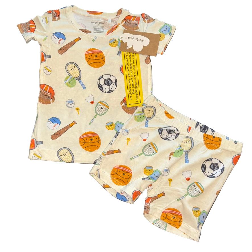 Sports Ball Friends Shorts Set