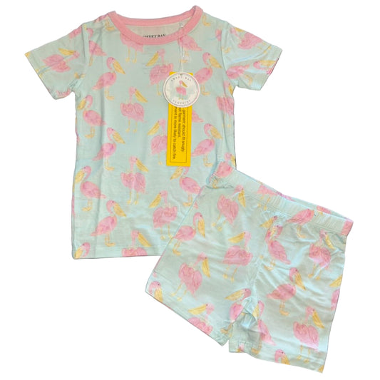 Pink Pelican Shorts Set