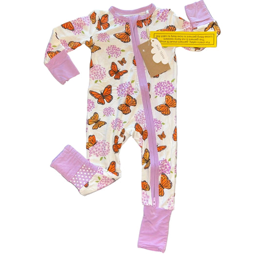 Monarch Butterflies and Milkweed Convertible Zippy