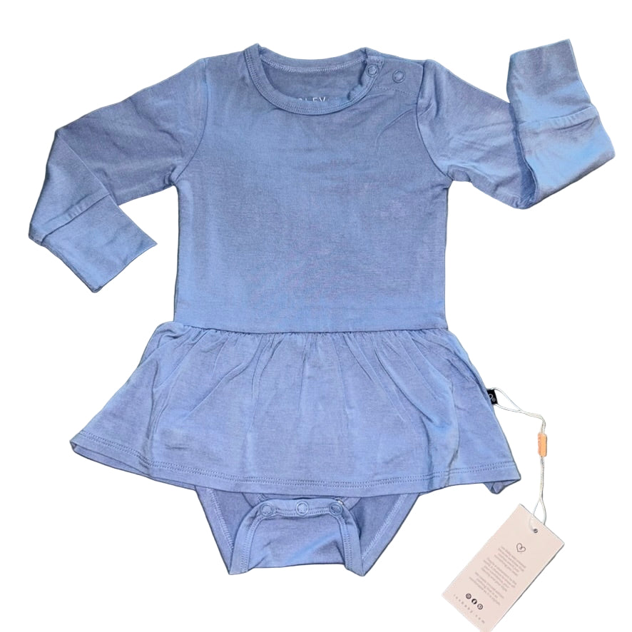Slate Bodysuit Twirl Dress