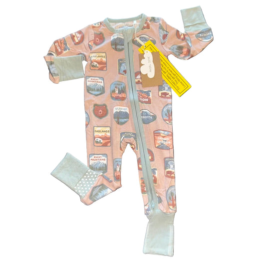 National Park Patches - Pink Convertible Zippy