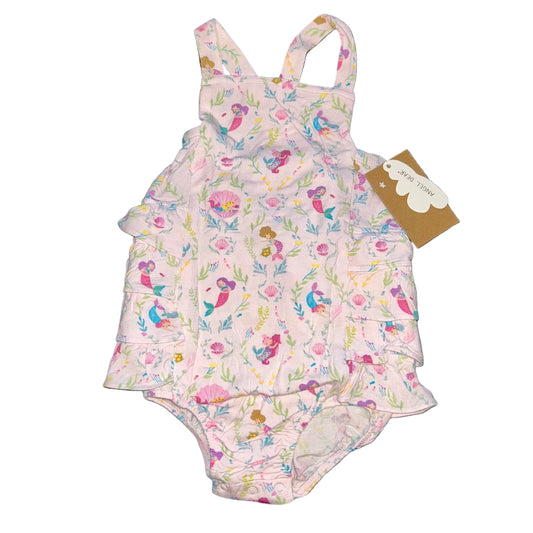 Mermaids Ruffle Sunsuit Bubble Romper
