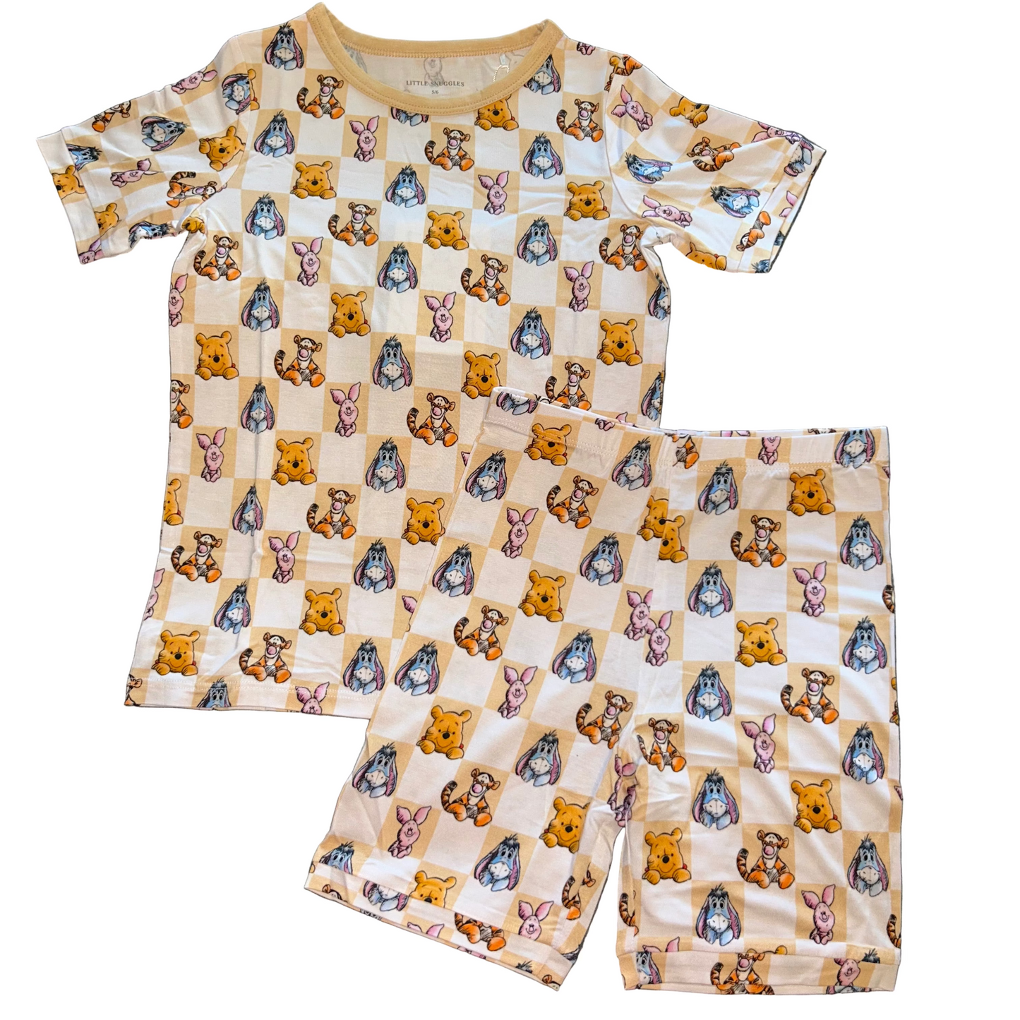 Pooh Blocks Shorts Set
