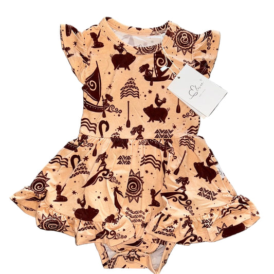 Maui Bodysuit Twirl Dress